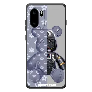 Силиконовый чехол для OnePlus Ace 6 (Медведь Louis Vuitton)