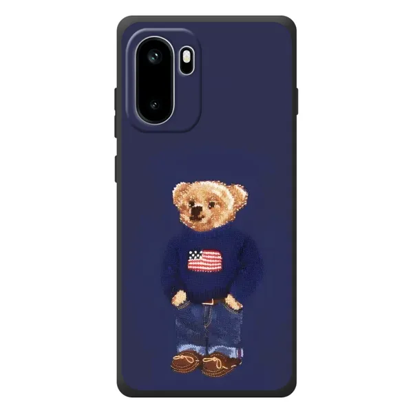 Чехол с рисунком «Мишка USA» для OnePlus Ace 6
