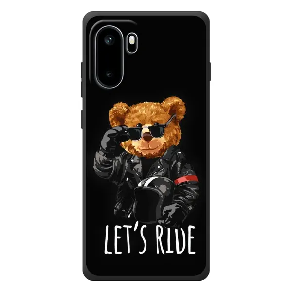 Чехол с рисунком «Модный Мишка» для OnePlus Ace 6