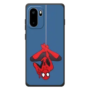 Чохол Супергерой Людина Павук на OnePlus Ace 6 (На павутині)