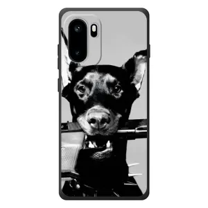 Чехол с рисунком «Опасный доберман» для OnePlus Ace 6