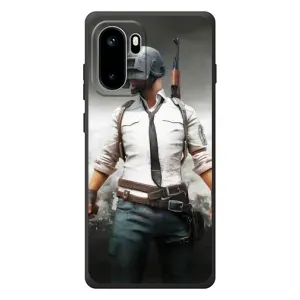 Силиконовый чехол с картинкой "Герой Pubg" на OnePlus Ace 6 (Пабг)