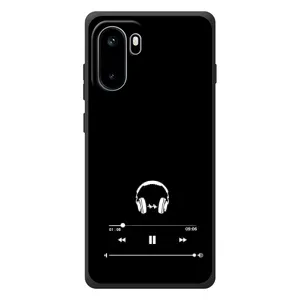 Чохол з картинками на чорному фоні для OnePlus Ace 6 (Плеєр)