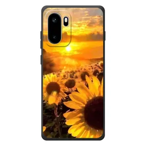 Чехол с Цветами для OnePlus Ace 6 (поле подсолнухов)
