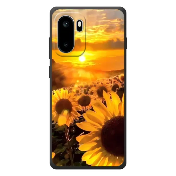 Чехол с рисунком «поле подсолнухов» для OnePlus Ace 6