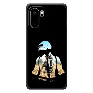 Силиконовый чехол с картинкой "Герой Pubg" на OnePlus Ace 6 (Пубг мен)