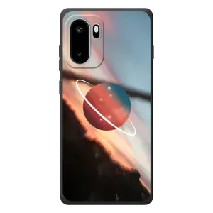 Чехол (ТПУ) с планетами на OnePlus Ace 6 (Сатурн)