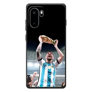 Чехлы Лео Месси Аргентина для OnePlus Ace 6 (Счастливый Месси)