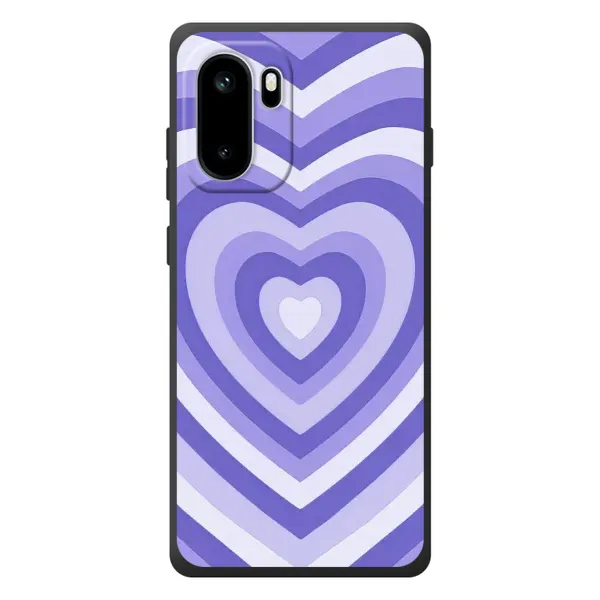 Чехол с рисунком «Сердце фиолет» для OnePlus Ace 6 Чехол с рисунком «Сердце фиолет» для OnePlus Ace 6