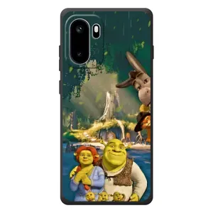 Печатный чехол с принтом Шрек для OnePlus Ace 6 (Шрек и Фиона)