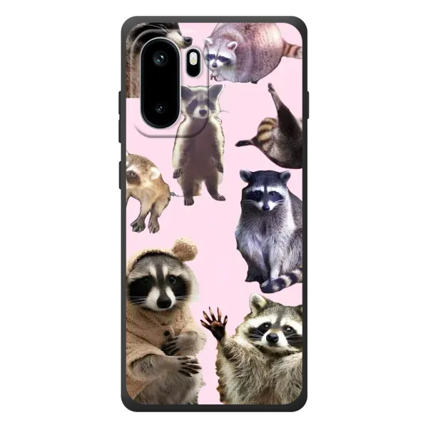 Чехол с рисунком «Смешные Еноты» для OnePlus Ace 6 Чехол с рисунком «Смешные Еноты» для OnePlus Ace 6