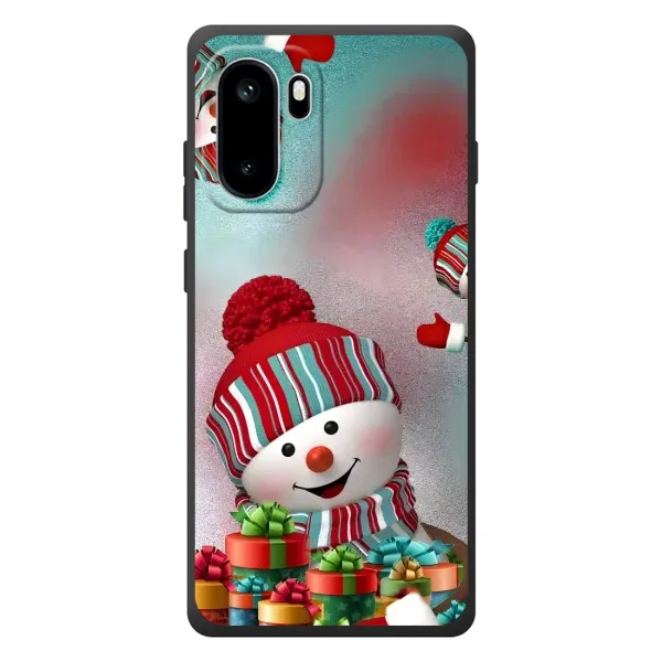 Чехол с рисунком «Снеговик в шапке» для OnePlus Ace 6 Чехол с рисунком «Снеговик в шапке» для OnePlus Ace 6