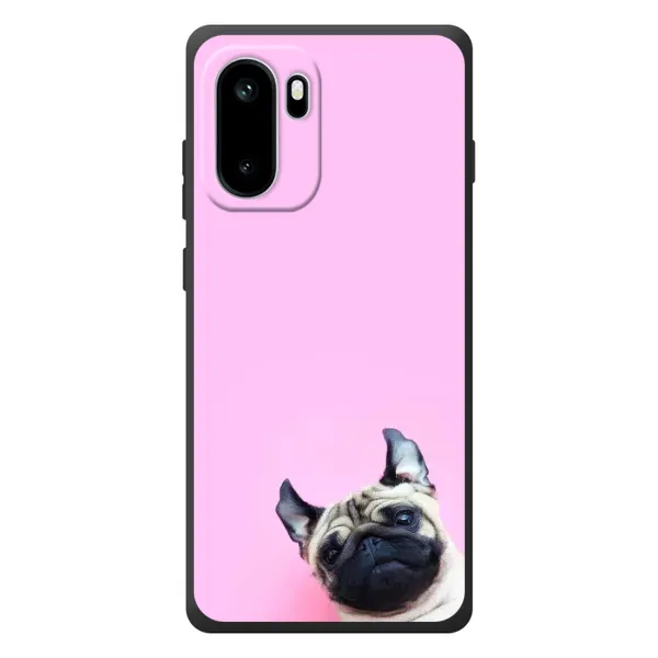 Чехол с рисунком «Собака на розовом» для OnePlus Ace 6 Чехол с рисунком «Собака на розовом» для OnePlus Ace 6