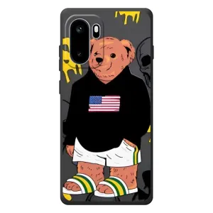 Чехлы Мишка Тедди для ВанПлюс Эйс 6 (Teddy USA)