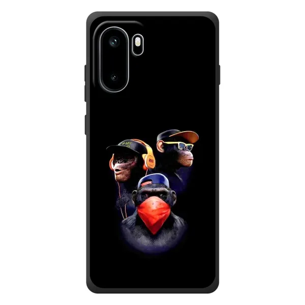 Чехол с рисунком «Три обезьяны» для OnePlus Ace 6 Чехол с рисунком «Три обезьяны» для OnePlus Ace 6