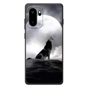 Чехол с Волком на OnePlus Ace 6 (Волк и луна)