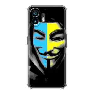Чохол з Українською символікою на ВанПлюс Ейс 6Т (Анонімус  патріот)