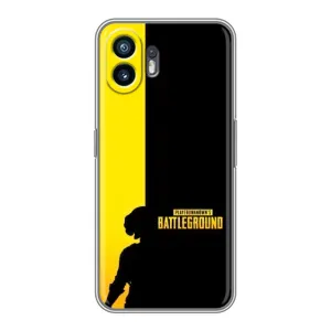 Чохол (TPU) з картинкою "Лого Пабг" на ВанПлюс Ейс 6Т (Battlegrounds)