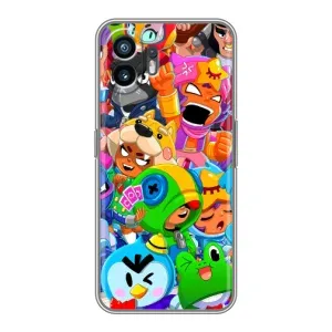 Силіконовый Чохол на OnePlus Ace 6T з картинкою Brawl Stars