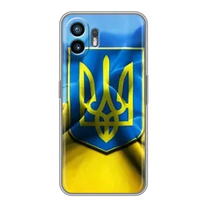 Чохол з картинкою (Патріотичний ГЕРБ) на OnePlus Ace 6T (Герб і Прапор України)