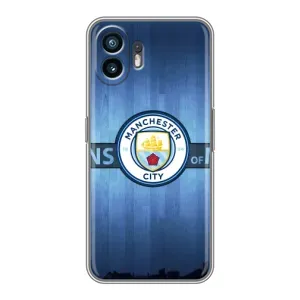 Силиконовые Чехлы принт Футбол на OnePlus Ace 6T (ManCity)