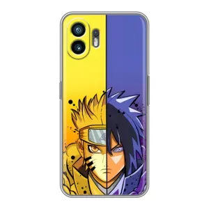 Купить Чехлы на телефон с принтом Anime для OnePlus Ace 6T (Naruto Vs Sasuke)