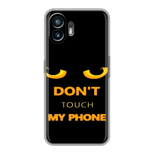 Чехол с рисунком «Не трогай мой телефон» для OnePlus Ace 6T Чехол с рисунком «Не трогай мой телефон» для OnePlus Ace 6T