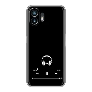 Чохол з картинками на чорному фоні для OnePlus Ace 6T (Плеєр)