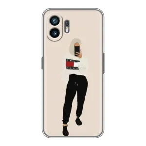 Силиконовый Чехол на OnePlus Ace 6T с картинкой Стильных Девушек (Стильная)