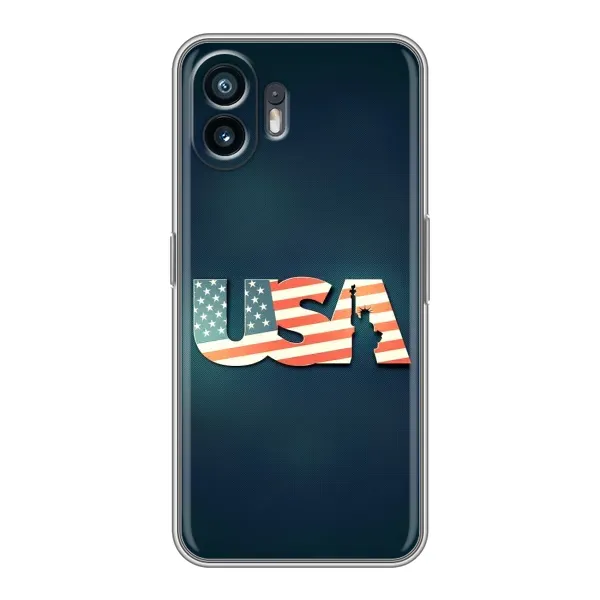 Чехол с рисунком «USA» для OnePlus Ace 6T