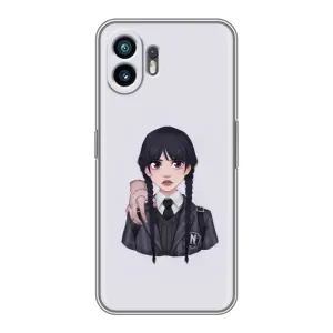 Чехлы с принтом Уэнсдей на OnePlus Ace 6T (Вещь Венсдей)