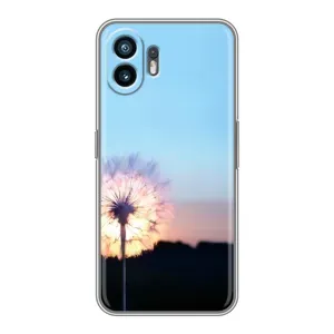 Силіконовий Чохол з кульбабками на OnePlus Ace 6T (Захід з кульбабкою)