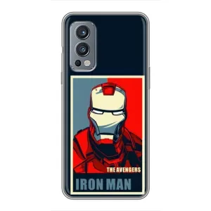 Чехол Супергерой Железный человек на OnePlus Nord 2 (Art Iron man)