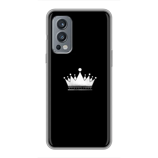 Чехол с рисунком «Белая корона» для OnePlus Nord 2 Чехол с рисунком «Белая корона» для OnePlus Nord 2