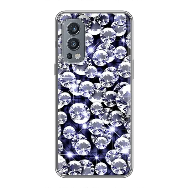 Чехол с рисунком «Бриллианты» для OnePlus Nord 2 Чехол с рисунком «Бриллианты» для OnePlus Nord 2