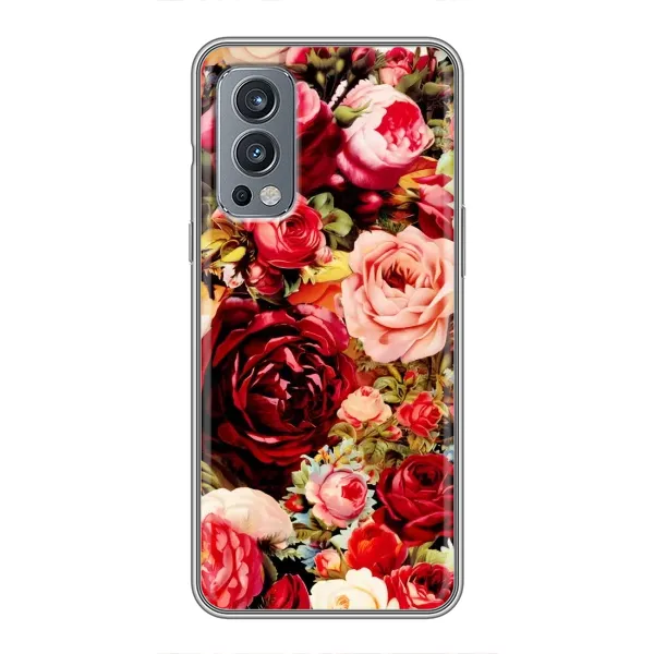 Чехол с рисунком «Букет цветов» для OnePlus Nord 2 Чехол с рисунком «Букет цветов» для OnePlus Nord 2