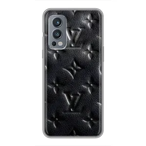 Текстурний Чохол Louis Vuitton для ВанПлас Норд 2 (Чорний ЛВ)