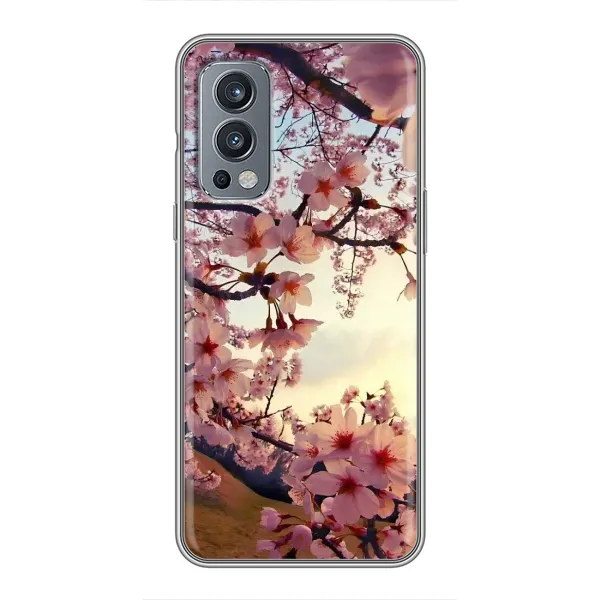 Чехол с рисунком «Цветущая сакура» для OnePlus Nord 2 Чехол с рисунком «Цветущая сакура» для OnePlus Nord 2