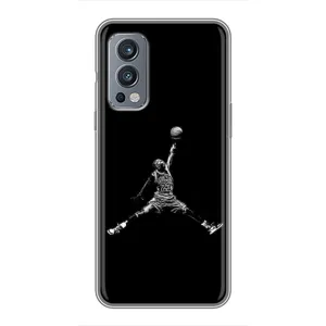 Силиконовый Чехол Nike Air Jordan на ВанПлас Норд 2 (Джордан)
