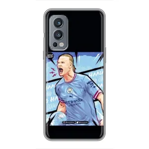 Чохли з принтом на OnePlus Nord 2 Футболіст (гол Ерлінг Холанд)