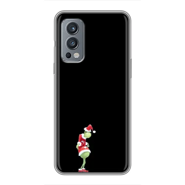 Чехол с рисунком «Гринч на чорном» для OnePlus Nord 2 Чехол с рисунком «Гринч на чорном» для OnePlus Nord 2
