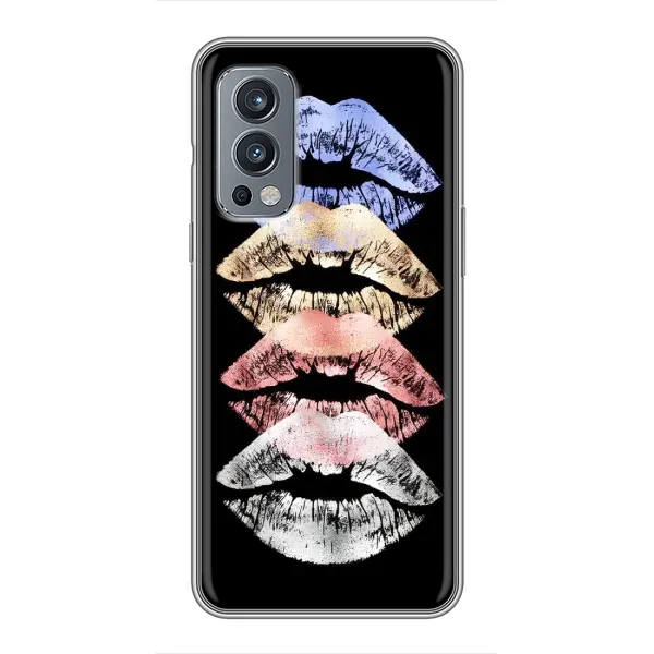 Чехол с рисунком «Губы» для OnePlus Nord 2