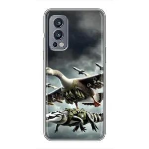 Чохол з мемами траралело тралала для OnePlus Nord 2 (Гусіні і крокоділо)