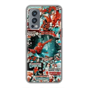 Чехол Супергерой Человека Паука на OnePlus Nord 2 (Комиксы Человек Паук)