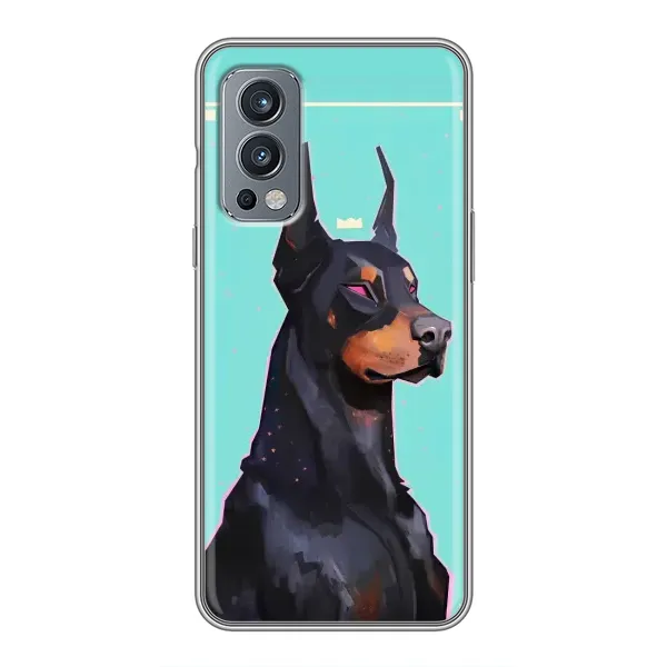 Чехол с рисунком «Король доберман» для OnePlus Nord 2 Чехол с рисунком «Король доберман» для OnePlus Nord 2
