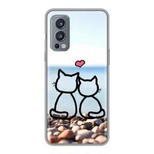 Силиконовые Чехлы Любимому человеку для OnePlus Nord 2 (Котейки)