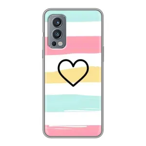 Чехлы с тематикой "Маленькие Сердечки" на OnePlus Nord 2 (Красивое сердечко)