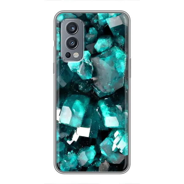 Чехол с рисунком «Кристалы» для OnePlus Nord 2 Чехол с рисунком «Кристалы» для OnePlus Nord 2
