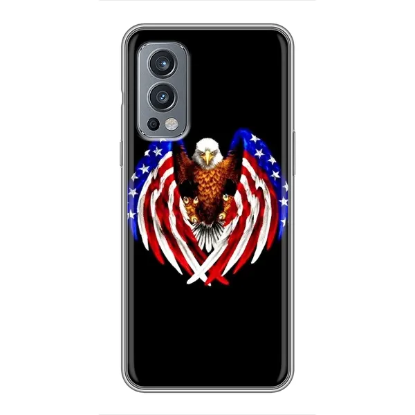 Чехол с рисунком «Крылья США» для OnePlus Nord 2 Чехол с рисунком «Крылья США» для OnePlus Nord 2