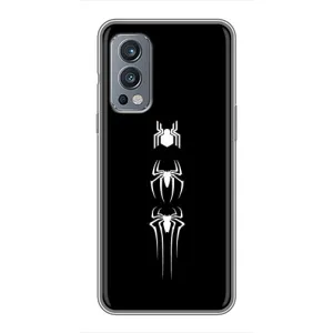 Чехол Супергерой Человека Паука на OnePlus Nord 2 (Лого паука)